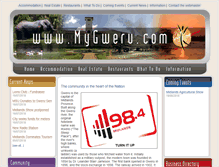Tablet Screenshot of mygweru.com